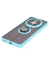 Hurtownia GSM - Bizon Case Hybrid Gyűrű Realme 12 Pro / 12 Pro+ füstös színben, világoskék kerettel - BIZ4931 - {ean13} - Hurt