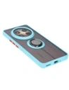 Hurtownia GSM - Etui z uchwytem na palec Bizon Case Hybrid Ring do Realme 12 Pro / 12 Pro+ przydymione z jasnoniebieską ramką - BIZ4931 - {ean13} - Hurt