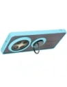 Hurtownia GSM - Etui z uchwytem na palec Bizon Case Hybrid Ring do Realme 12 Pro / 12 Pro+ przydymione z jasnoniebieską ramką - BIZ4931 - {ean13} - Hurt