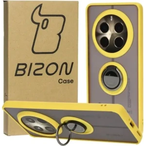 Hurtownia GSM - Bizon Case Hybrid Gyűrű Realme 12 Pro / 12 Pro+ füstös sárga kerettel - BIZ4932 - {ean13} - Hurt