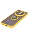 Hurtownia GSM - Caz Bizon Hybrid Ring Realme 12 Pro / 12 Pro+ fumuriu cu un cadru galben - BIZ4932 - {ean13} - Hurt