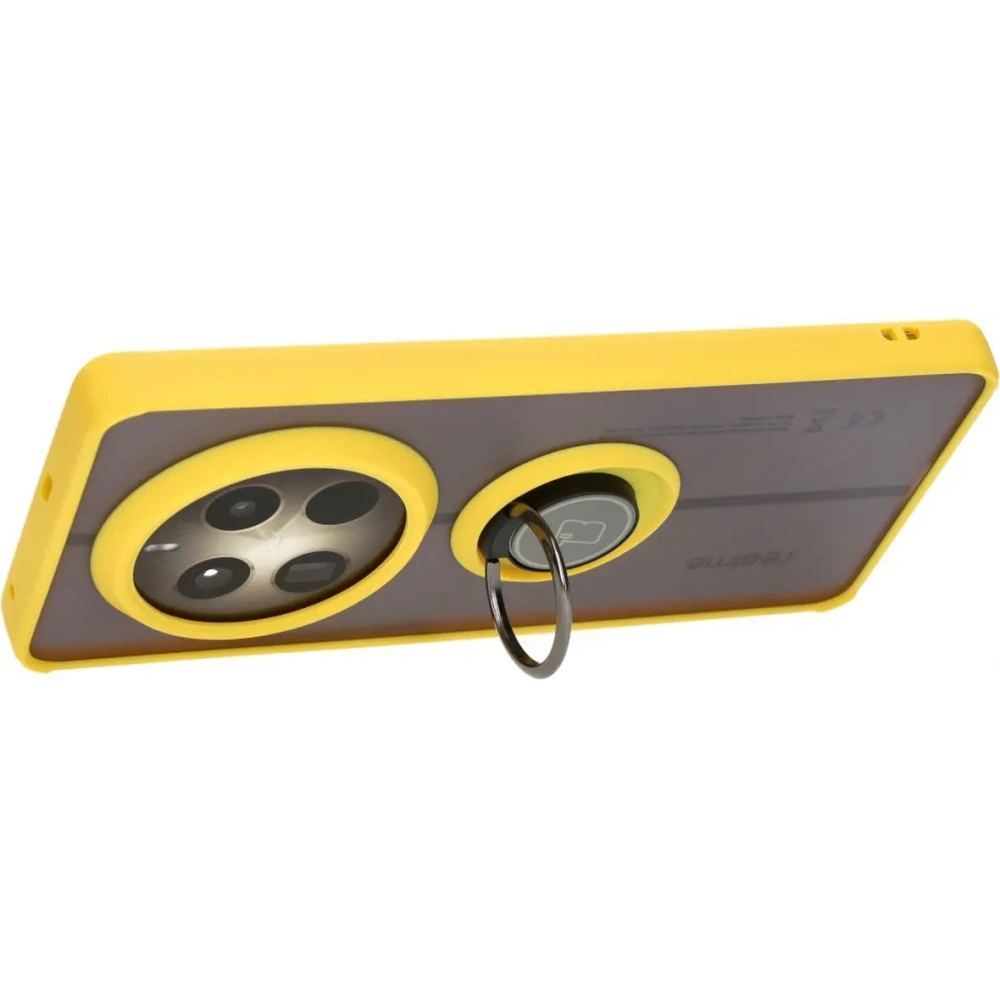 Hurtownia GSM - Bizon Case Hybrid Gyűrű Realme 12 Pro / 12 Pro+ füstös sárga kerettel - BIZ4932 - {ean13} - Hurt