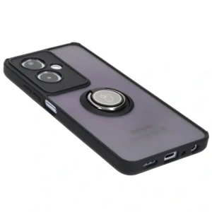 Hurtownia GSM - Bizon Case Hybrid Gyűrű Oppo A79 5G füstös fekete kerettel - BIZ5504 - {ean13} - Hurt