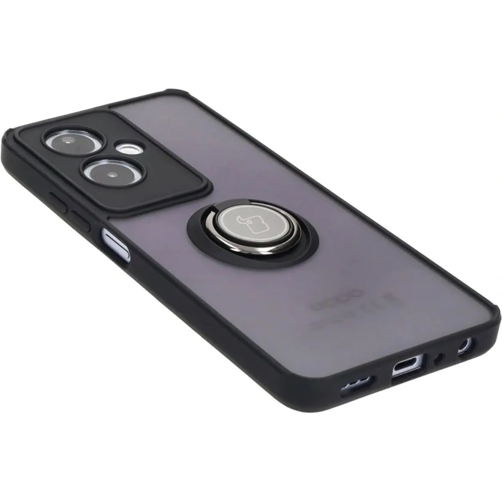 Wholesale Bizon Case Hybrid Ring Oppo A79 5G smoky with a black frame - BIZ5504 - {ean13} - Hurt