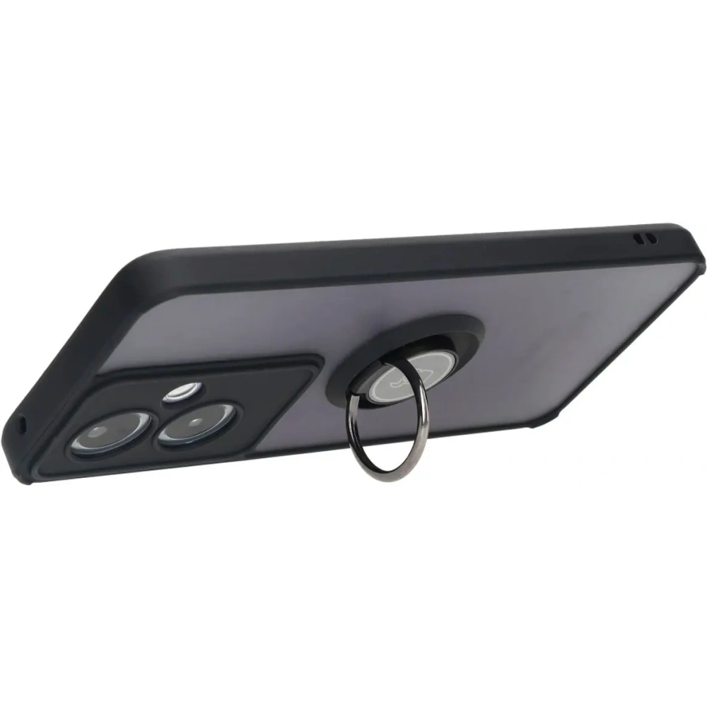 Hurtownia GSM - Bizon Case Hybrid Gyűrű Oppo A79 5G füstös fekete kerettel - BIZ5504 - {ean13} - Hurt