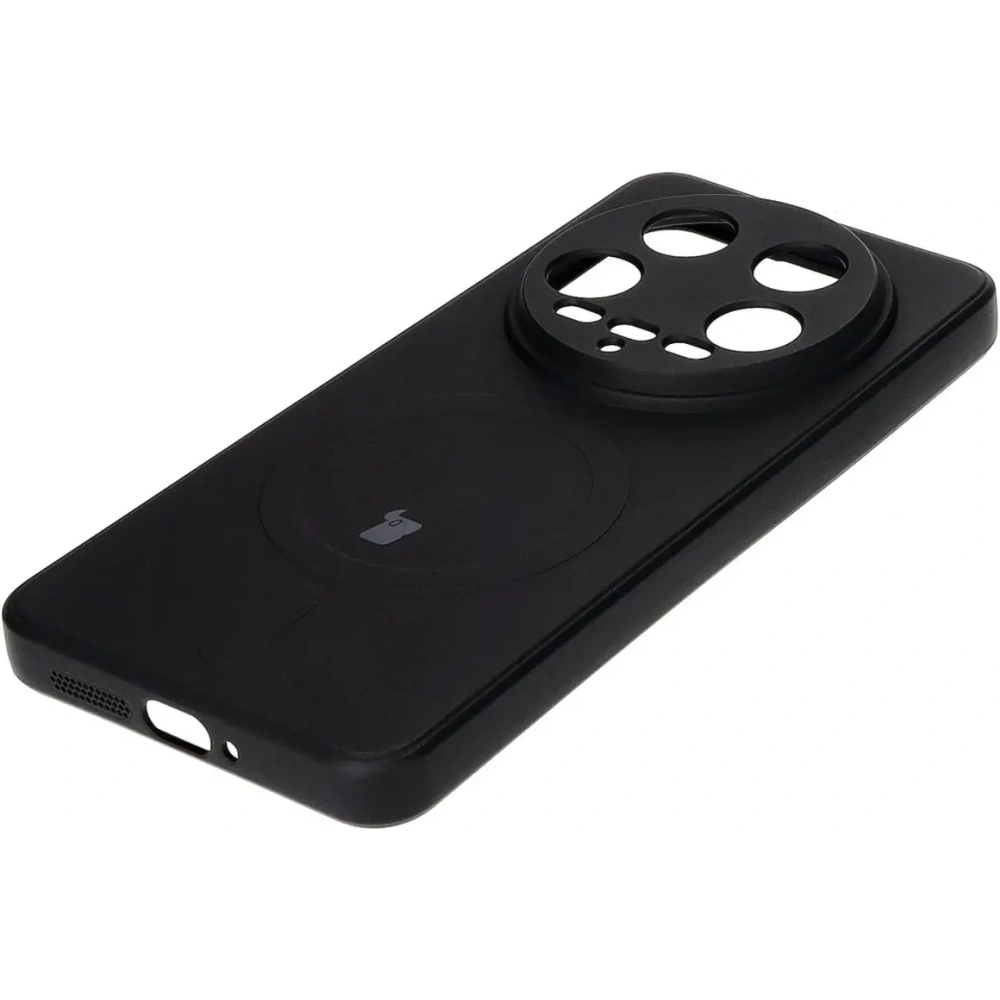 Hurtownia GSM - Bizon Case Silicone Magnetic Sq Xiaomi 14 Ultra negru - BIZ4934 - {ean13} - Hurt