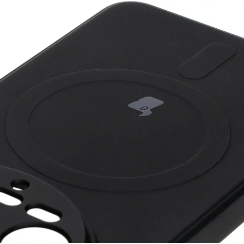 Etui Bizon Case Silicone Magnetic Sq do Xiaomi 14 Ultra czarne