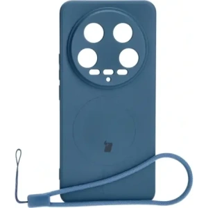 Wholesale Bizon Case Silicone Magnetic Sq Xiaomi 14 Ultra navy blue - BIZ4935 - {ean13} - Hurt