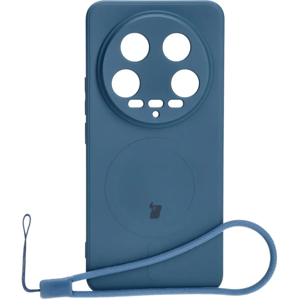 Hurtownia GSM - Bizon Case Szilikon Magnetic Sq Xiaomi 14 Ultra sötétkék - BIZ4935 - {ean13} - Hurt