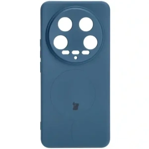 Hurtownia GSM - Bizon Case Silicone Magnetic Sq Xiaomi 14 Ultra albastru închis - BIZ4935 - {ean13} - Hurt