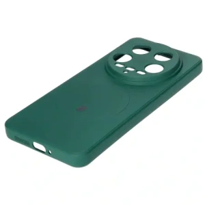 Hurtownia GSM - Bizon Case Silicone Magnetic Sq Xiaomi 14 Ultra verde închis - BIZ5507 - {ean13} - Hurt