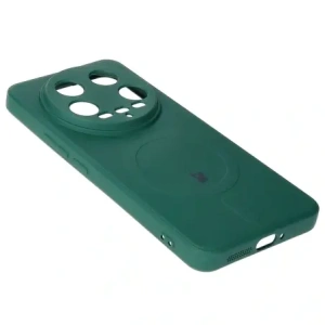 Hurtownia GSM - Bizon Case Silicone Magnetic Sq Xiaomi 14 Ultra verde închis - BIZ5507 - {ean13} - Hurt