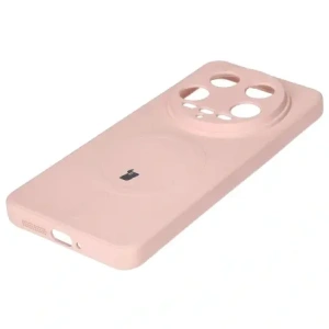Hurtownia GSM - Bizon Case Silicone Magnetic Sq Xiaomi 14 Ultra roz deschis - BIZ5508 - {ean13} - Hurt