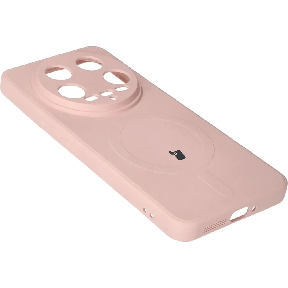 Hurtownia GSM - Bizon Case Szilikon Magnetic Sq Xiaomi 14 Ultra világos rózsaszín - BIZ5508 - {ean13} - Hurt