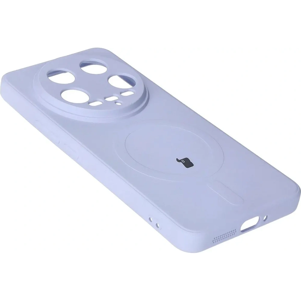 Wholesale Bizon Case Silicone Magnetic Sq Xiaomi 14 Ultra light purple - BIZ4938 - {ean13} - Hurt