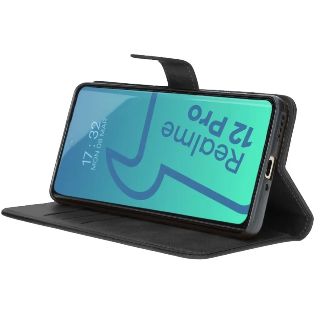 Hurtownia GSM - Pouzdro s klopou Bizon Case Pocket pro Realme 12 Pro / 12 Pro+ černé - BIZ5510 - {ean13} - Hurt