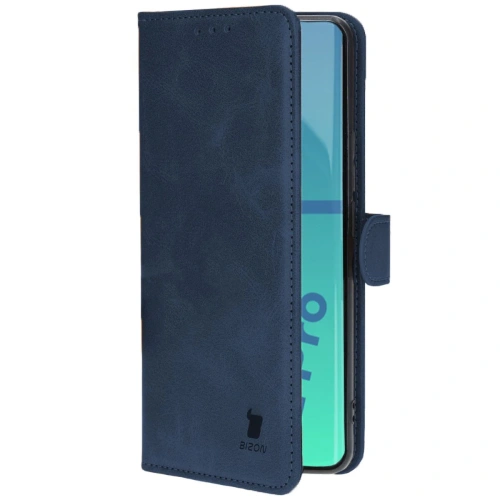 Etui z klapką Bizon Case Pocket do Realme 12 Pro / 12 Pro+ granatowe