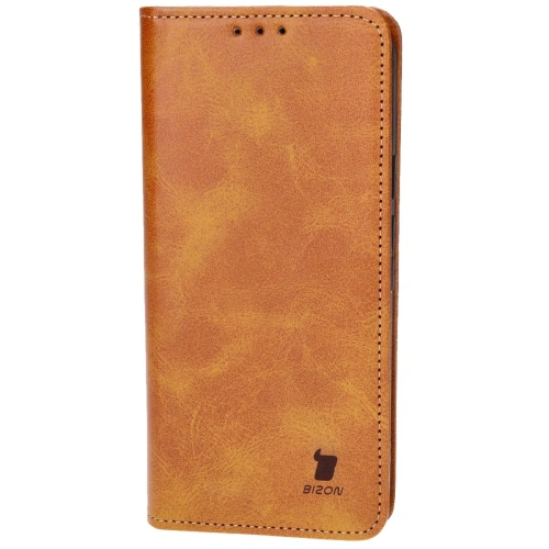 Etui z klapką Bizon Case Pocket Pro do Google Pixel 9 Pro XL brązowe