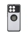 Wholesale Bizon Case Hybrid Ring Xiaomi Poco X6 Pro smoky with a black frame - BIZ4945 - {ean13} - Hurt