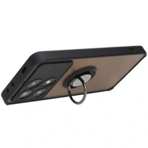 Wholesale Bizon Case Hybrid Ring Xiaomi Poco X6 Pro smoky with a black frame - BIZ4945 - {ean13} - Hurt
