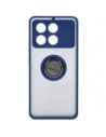 Wholesale Bizon Case Hybrid Ring Xiaomi Poco X6 Pro smoky with a navy blue frame - BIZ4946 - {ean13} - Hurt