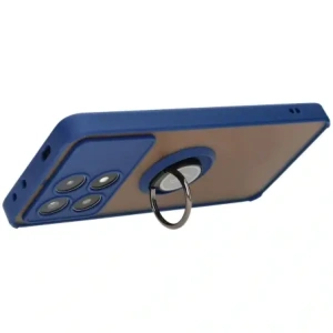 Wholesale Bizon Case Hybrid Ring Xiaomi Poco X6 Pro smoky with a navy blue frame - BIZ4946 - {ean13} - Hurt