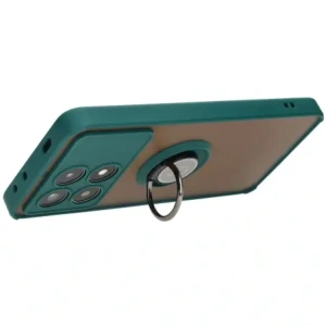 Wholesale Bizon Case Hybrid Ring Xiaomi Poco X6 Pro smoky with a dark green frame - BIZ4947 - {ean13} - Hurt