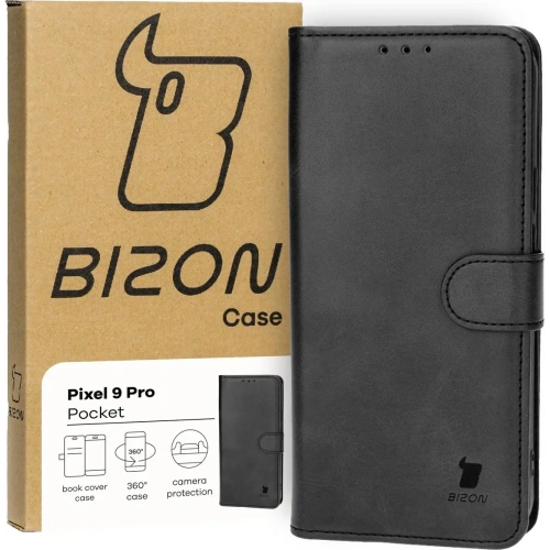 Etui Bizon Case Pocket do Google Pixel 9 Pro XL czarne