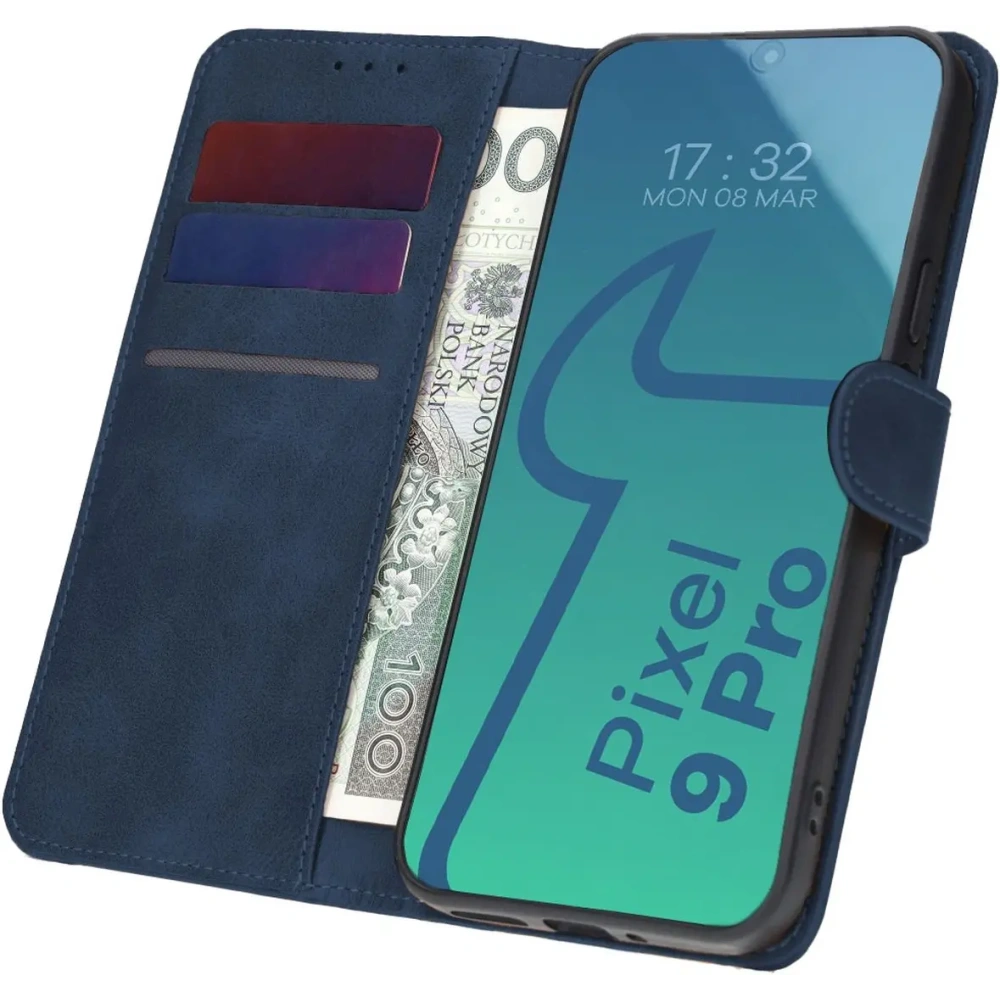 Hurtownia GSM - Bizon Case Pocket Google Pixel 9 Pro XL albastru închis - BIZ4950 - {ean13} - Hurt
