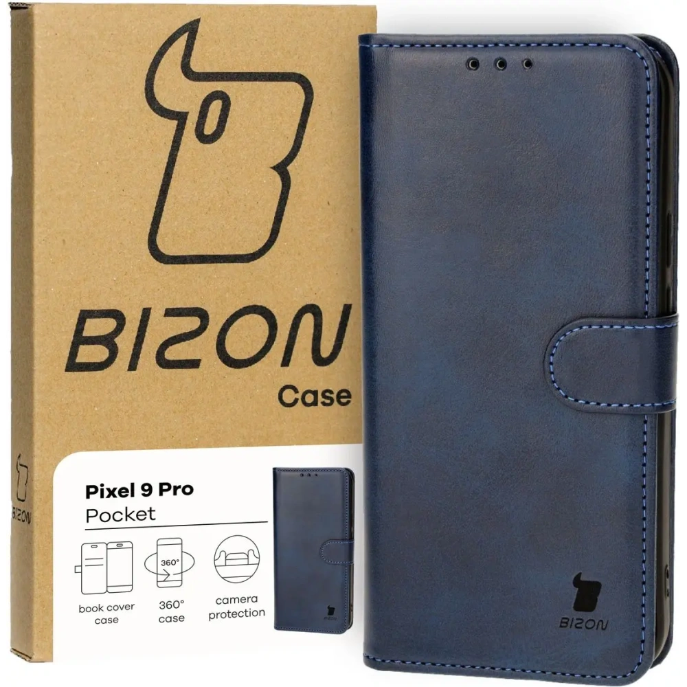 Hurtownia GSM - Bizon Case Pocket Google Pixel 9 Pro XL albastru închis - BIZ4950 - {ean13} - Hurt