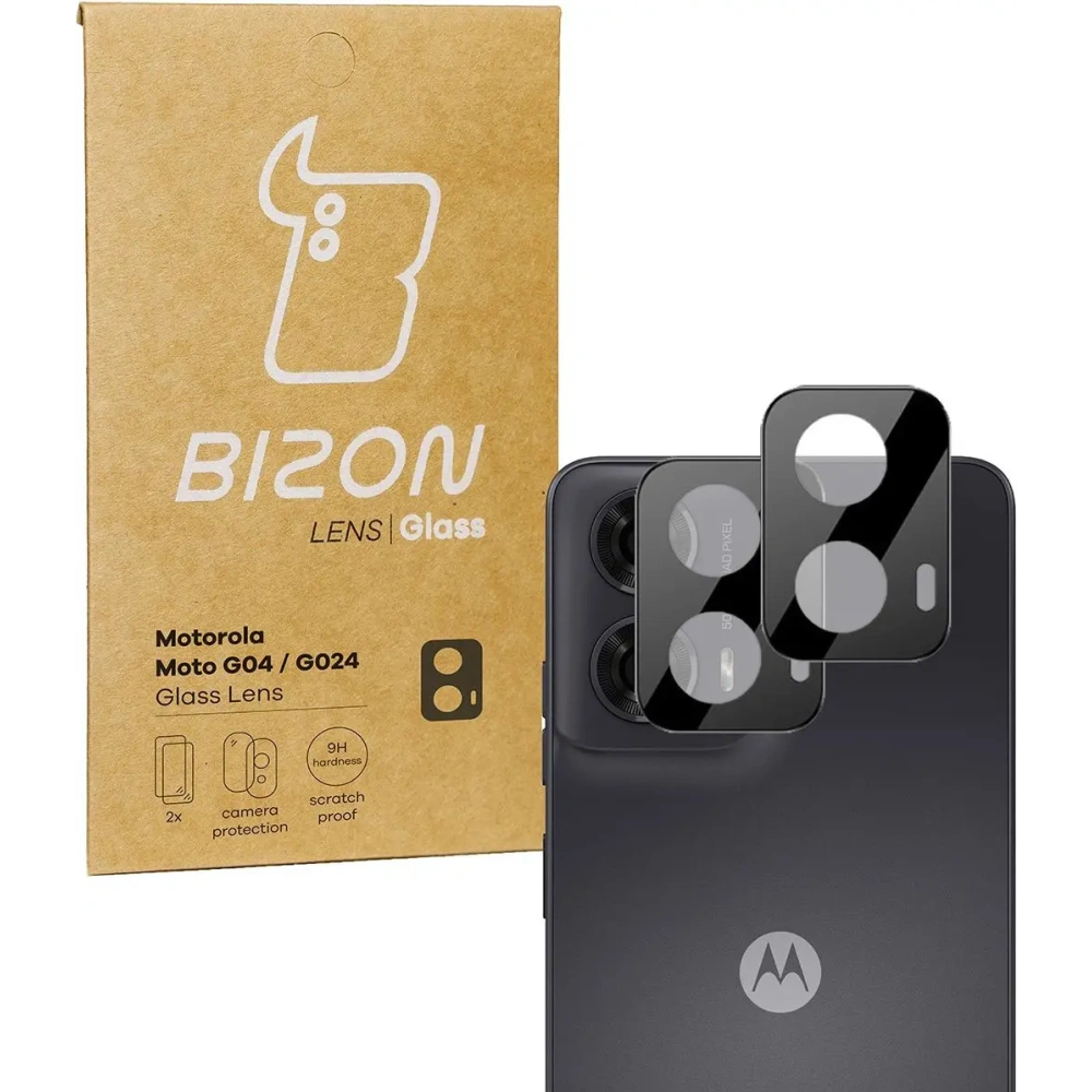 Hurtownia GSM - Bizon üveg lencse Motorola Moto G04 / G24 [2 CSOMAG] - BIZ5523 - {ean13} - Hurt