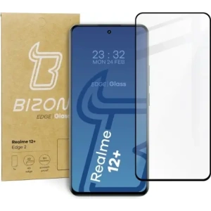 Hurtownia GSM - Bizon Glass Edge 2 Realme 12+ 5G fekete - BIZ5524 - {ean13} - Hurt