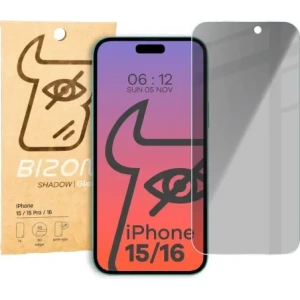 Hurtownia GSM - Bizon Glass Clear Shadow Apple iPhone 16/15/15 Pro árnyékolt - BIZ5525 - {ean13} - Hurt
