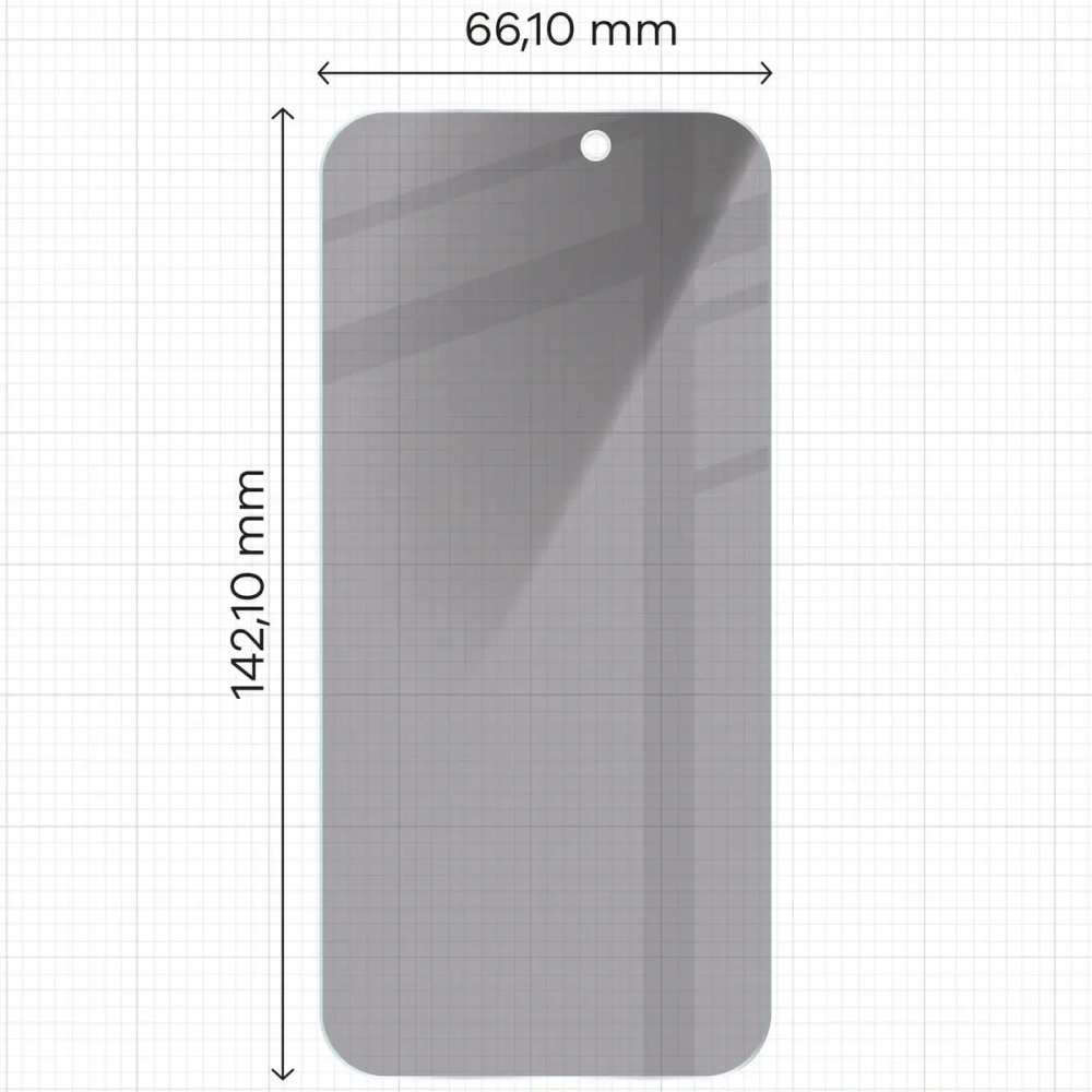 Wholesale Bizon Glass Clear Shadow Apple iPhone 16/15/15 Pro tinted - BIZ5525 - {ean13} - Hurt