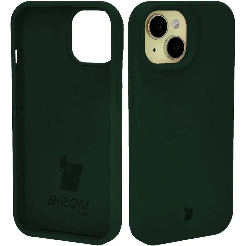 Hurtownia GSM - Bizon Soft Case Apple iPhone 15 verde închis - BIZ4956 - {ean13} - Hurt