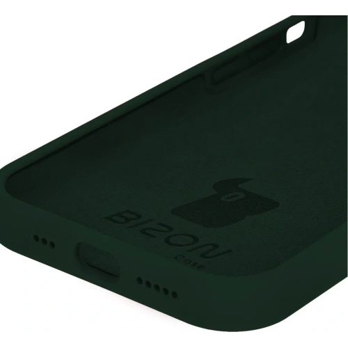 Etui silikonowe Bizon Soft Case do Apple iPhone 15 ciemnozielone