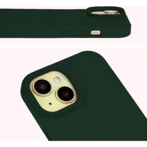 Etui silikonové Bizon Soft Case do Apple iPhone 15 tmavě zelené