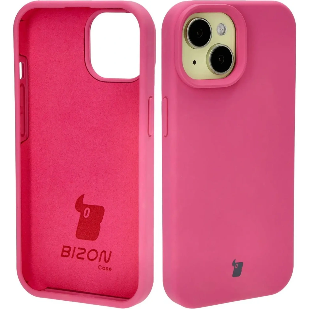 Hurtownia GSM - Etui silikonowe Bizon Soft Case do Apple iPhone 15 fuksja - BIZ4957 - {ean13} - Hurt