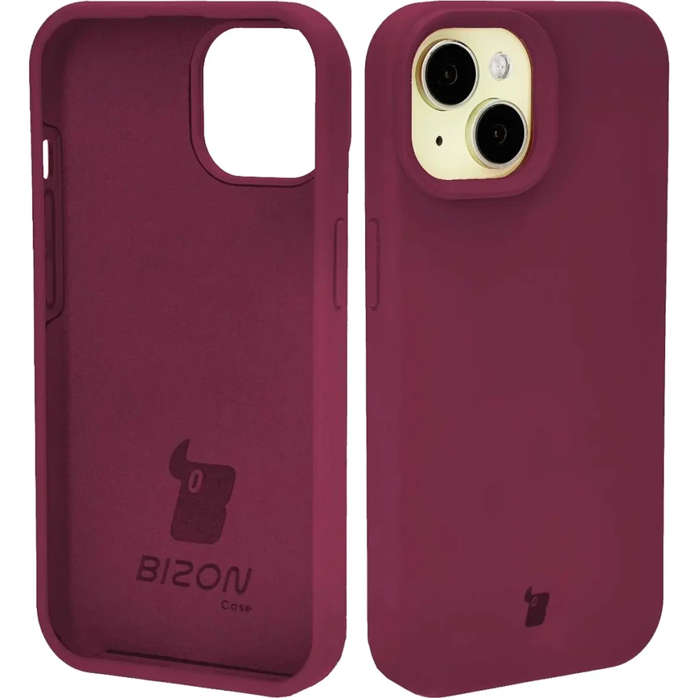 Hurtownia GSM - Etui silikonowe Bizon Soft Case do Apple iPhone 15 ciemnofioletowe - BIZ4958 - {ean13} - Hurt