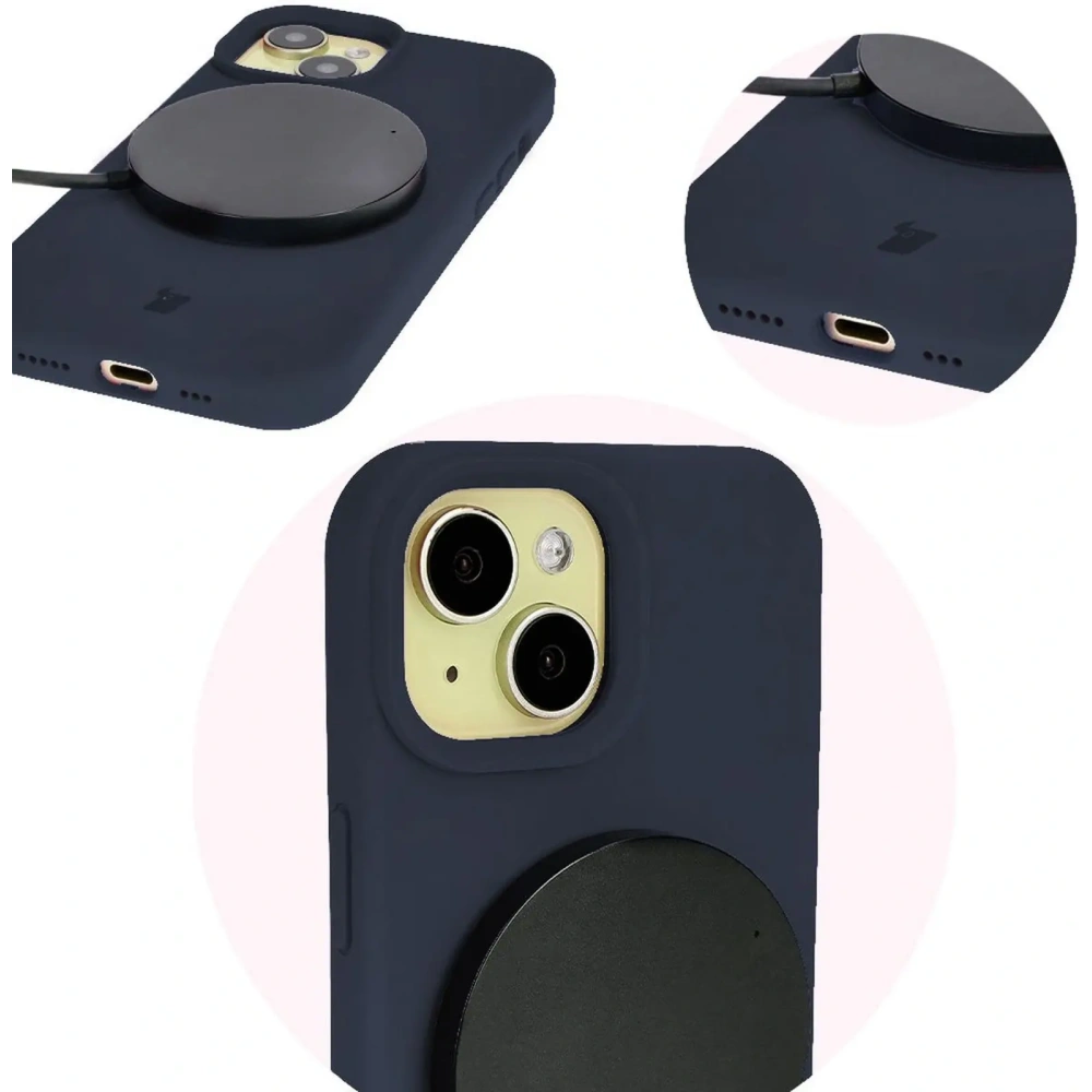 Hurtownia GSM - Etui silikonové Bizon Soft Case pro Apple iPhone 15 tmavě modré - BIZ5530 - {ean13} - Hurt