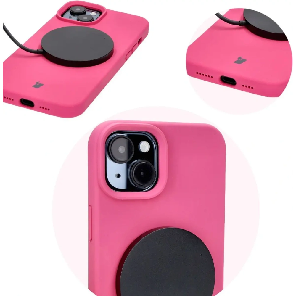 Hurtownia GSM - Bizon Soft Case Apple iPhone 15 Plus fuchsia - BIZ5531 - {ean13} - Hurt