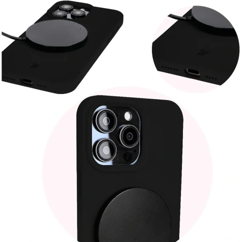 Etui silikonowe Bizon Soft Case do Apple iPhone 15 Pro Max czarne