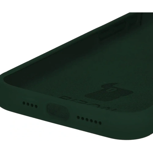 Etui silikonowe Bizon Soft Case do Apple iPhone 15 Pro Max ciemnozielone