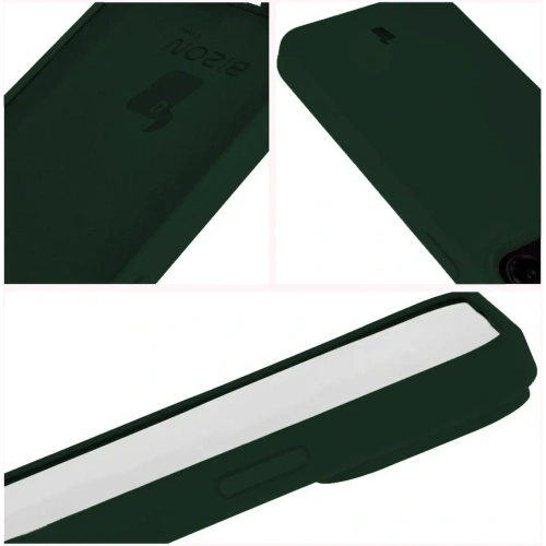 Etui silikonowe Bizon Soft Case do Apple iPhone 15 Pro Max ciemnozielone