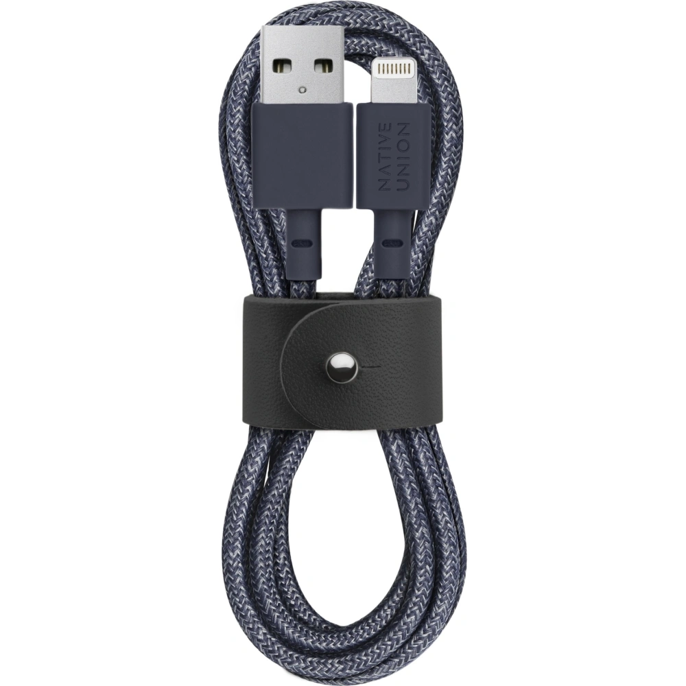 Hurtownia GSM - Kabel Native Union Belt Cable Lightning ze skórzanym zapięciem 1,2m (indigo) - NTU016IND - {ean13} - Hurt