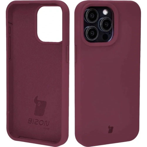 Etui silikonowe Bizon Soft Case do Apple iPhone 15 Pro Max ciemnofioletowe