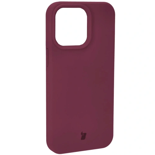 Etui silikonowe Bizon Soft Case do Apple iPhone 15 Pro Max ciemnofioletowe