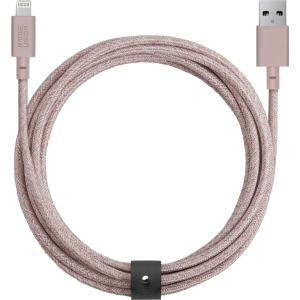 Hurtownia GSM - Kabel Native Union Belt Cable Lightning ze skórzanym zapięciem 3m (rose) - NTU018RS - {ean13} - Hurt