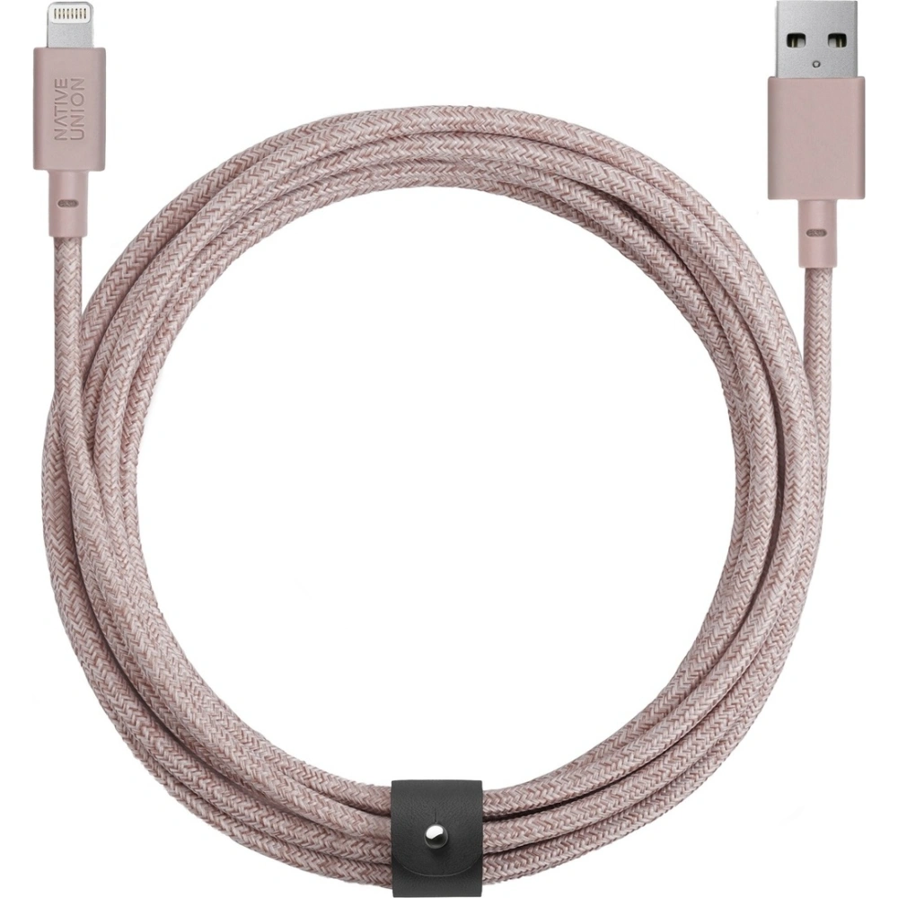 Hurtownia GSM - Kabel Native Union Belt Cable Lightning ze skórzanym zapięciem 3m (rose) - NTU018RS - {ean13} - Hurt
