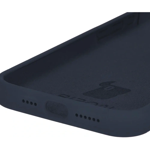 Etui silikonowe Bizon Soft Case do Apple iPhone 15 Pro Max ciemnoniebieskie